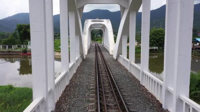 泰国的Lamphun铁路桥