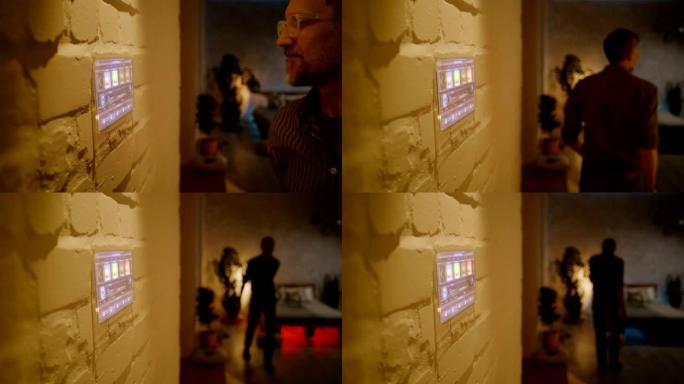 用家庭集线器控制照明的人