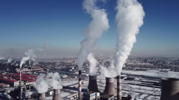 火力发电厂鸟瞰图生物生机物阜民安调拨盘点