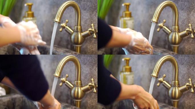 洗手健康水龙头防范