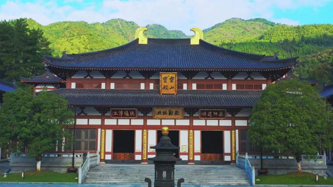 4k文成安福寺寺庙