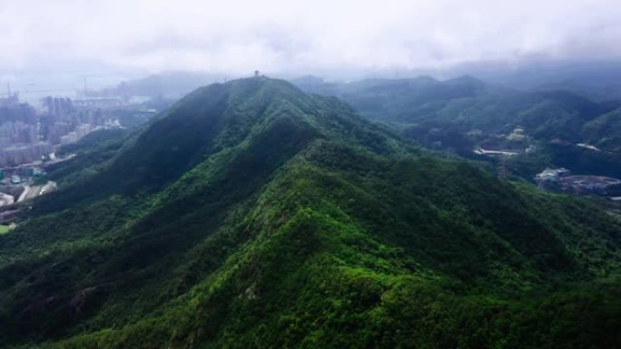 香港九龙狮子山下市区，著名地标