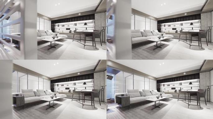 客厅高端住宅软装室内设计