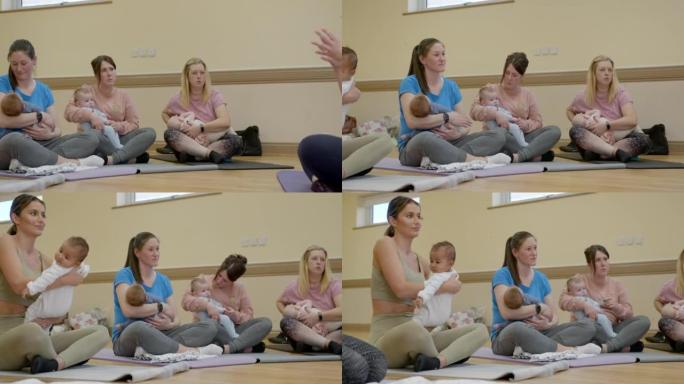 妈妈的支持小组瑜伽产后护理上课