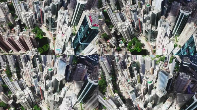 中国香港中区住宅俯视图