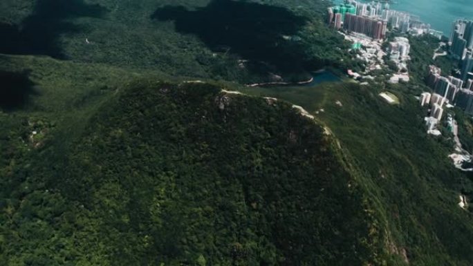 香港太平山无人机景观