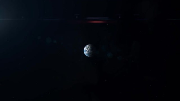 太空火箭离开地球进入太阳系执行太空任务