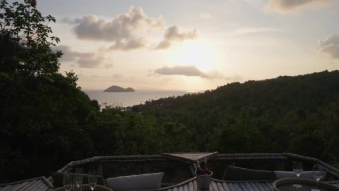 日落观察区山顶日出山顶日落