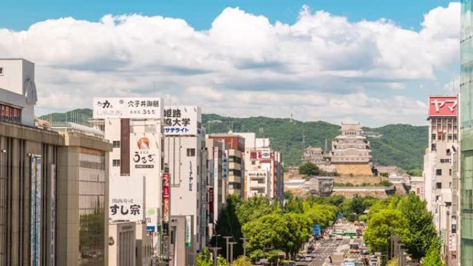 延时: 日本兵库县关西姬路市景