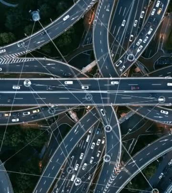 未来智能交通高架立交桥互联网城市互联互通