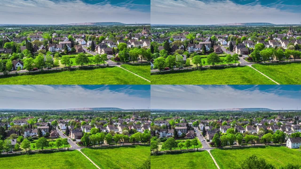 德国的城镇景观-鸟瞰图