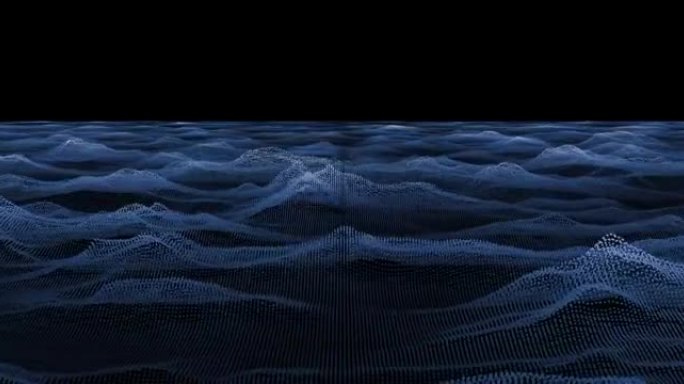 数字海洋粒子动画