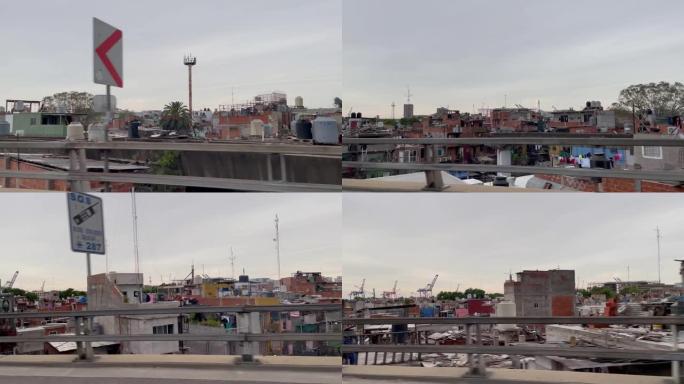 贫民窟或棚户区被称为 “Villa 31” 在Retiro区，布宜诺斯艾利斯，阿根廷，最大的城市之一