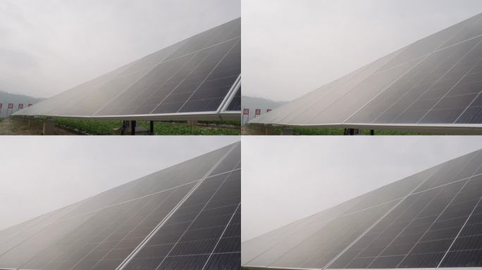 太阳能板，太阳能矩阵，近景4K