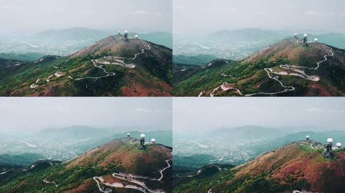 Mt。大帽山和天气雷达站点