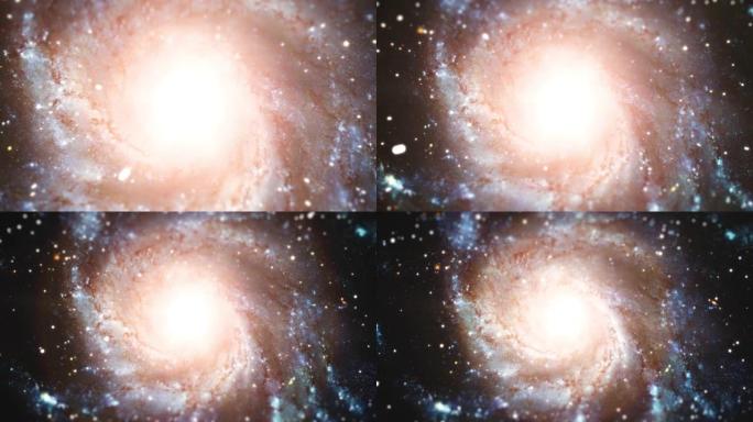 太空，宇宙星云或太阳系星系中的银河系或夜空中的恒星科学，占星术或外太空幻想。行星研究中氢模式恒星爆炸