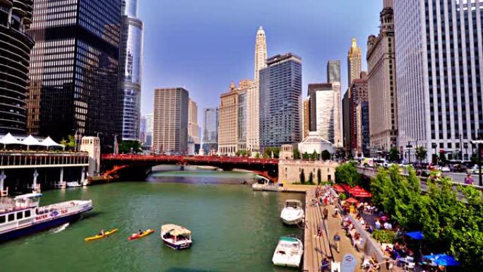 芝加哥金融区。国外外国CBD金融中心