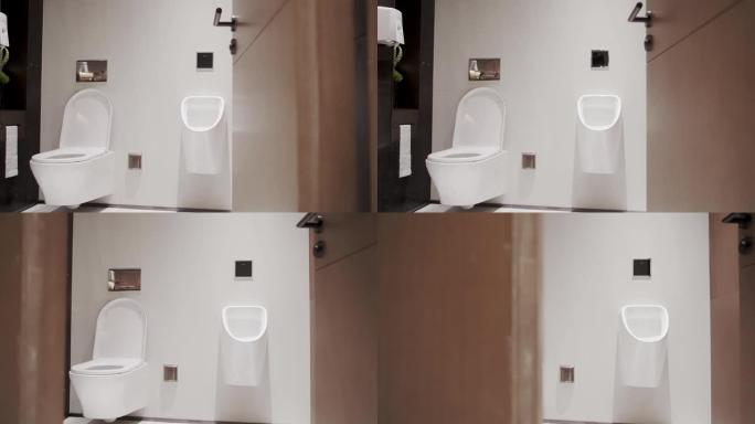 厕所内部厕所空镜视频素材