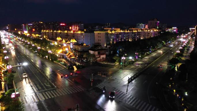勐海县城城市夜景