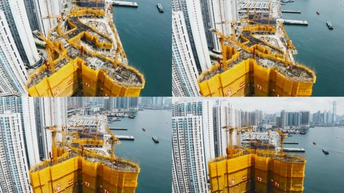 香港的工业建筑起重机及建筑工程