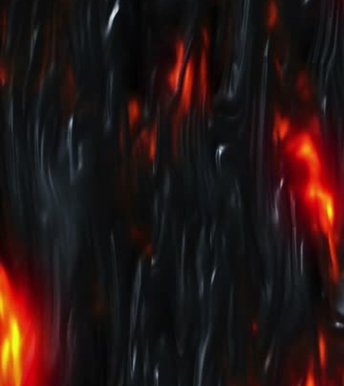 抽象火灾背景。熔岩动画可循环。