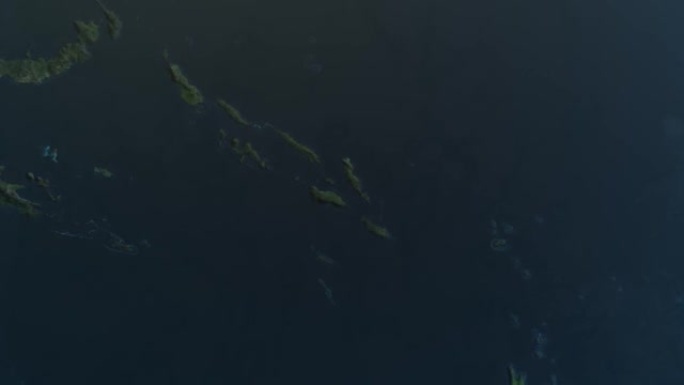 所罗门群岛地图，从空间放大通过4k照片真实的动画地球仪，全景包括澳大利亚。史诗旋转世界动画，现实地球