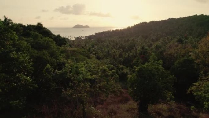 日落观察区观景台夕阳美景风景