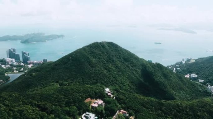 香港太平山无人机景观