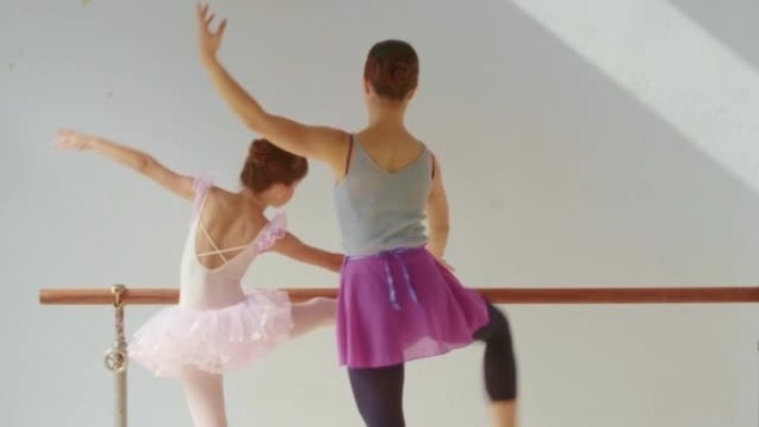 芭蕾舞技巧兴趣爱好小女孩姿态