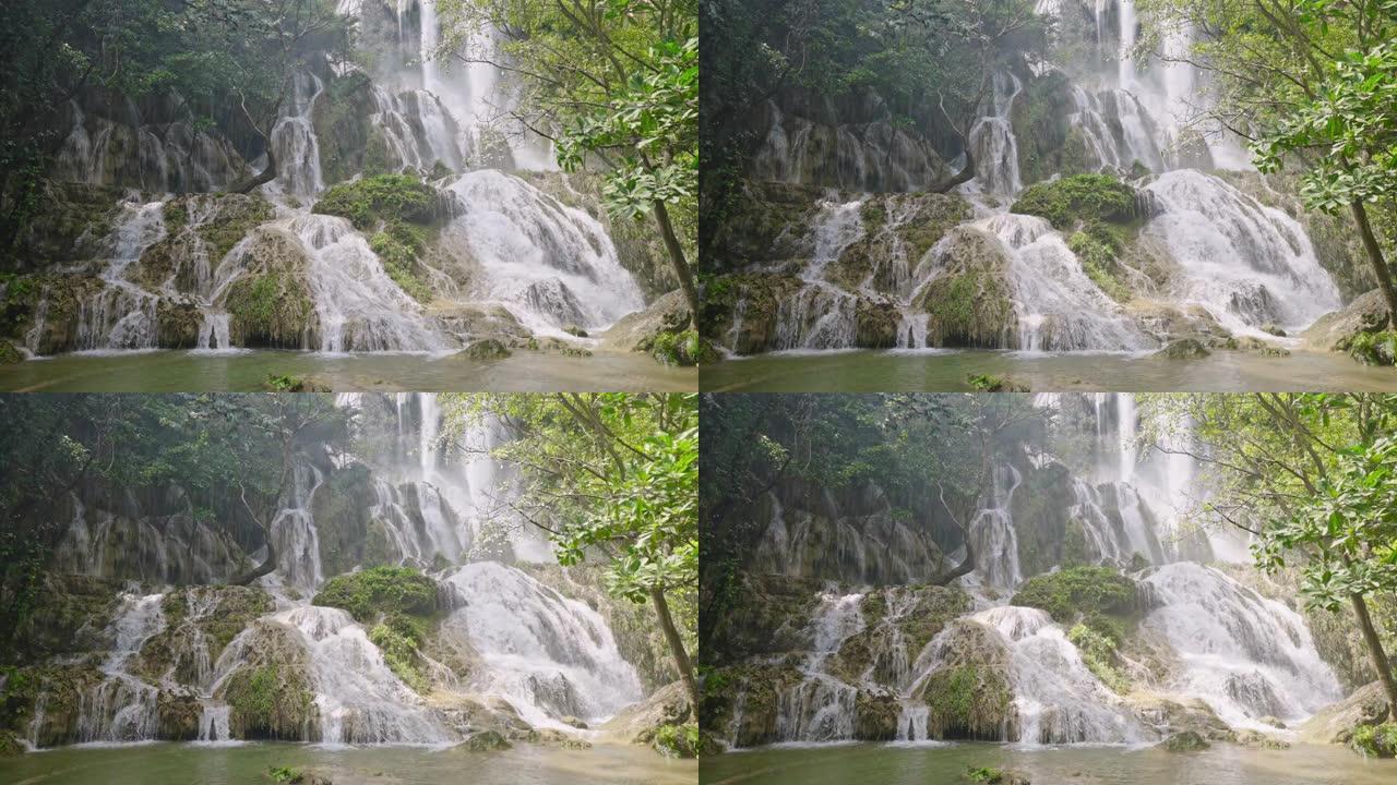 泰国国家公园的四面瀑布