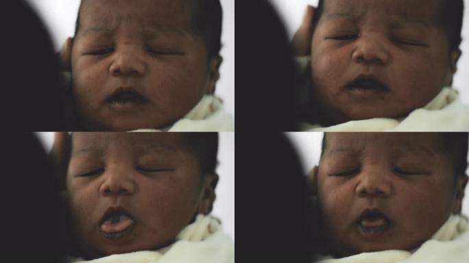 呼吸问题非洲黑人小孩幼儿婴幼儿