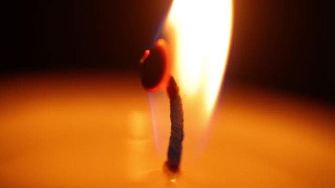 蜡烛火焰特写视觉创意视频素材火种火苗