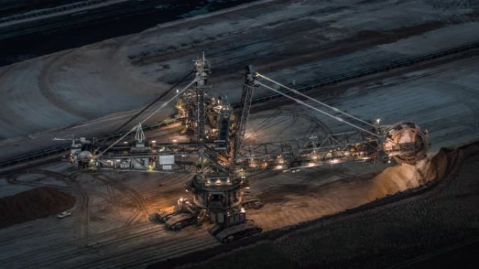 褐煤开采工业企业工厂宣传工业发展