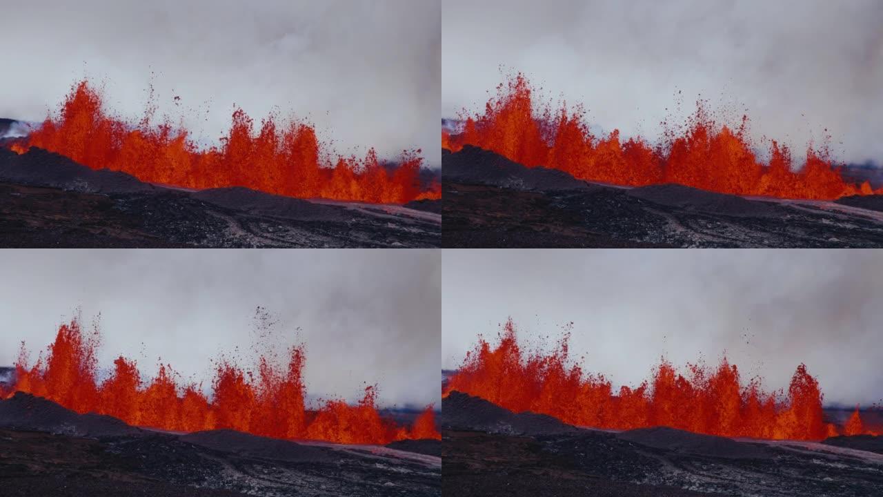 夏威夷莫纳罗亚火山爆发2022年