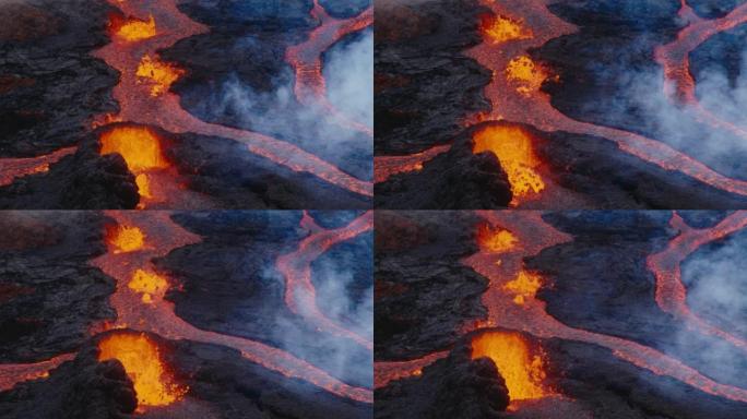 火山爆发夏威夷莫纳罗亚2022