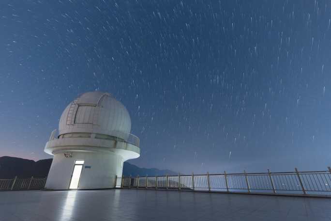 深圳天文台望远镜星空流星