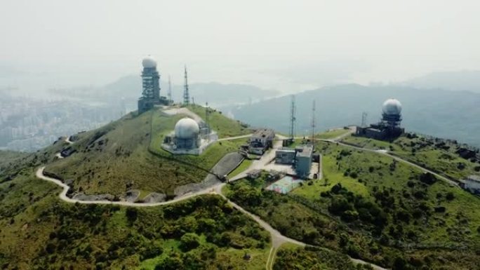 香港大帽山雷达站高山大山山区