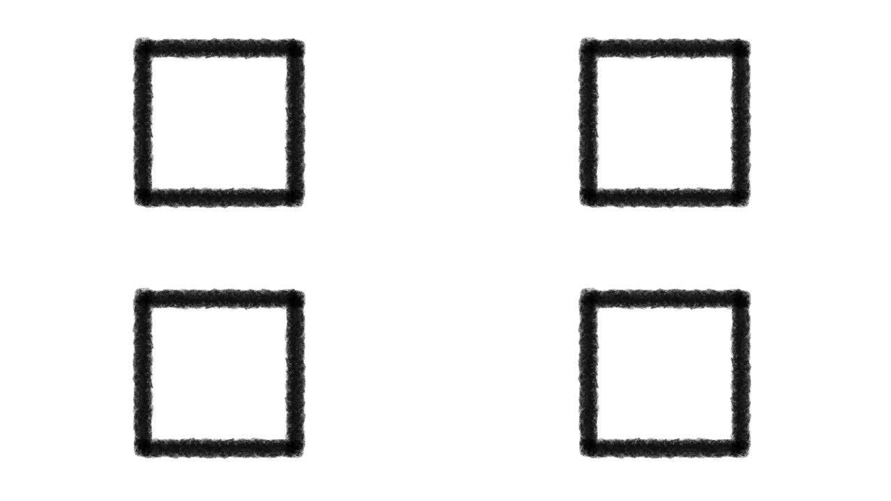 动画的复选符号方块，简单的复选框，勾，签到符号