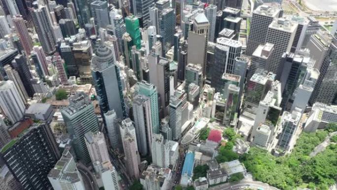 香港市区鸟瞰图2香港市区高楼大厦寸土寸金