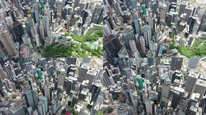 香港市区鸟瞰图2香港市区高楼大厦寸土寸金