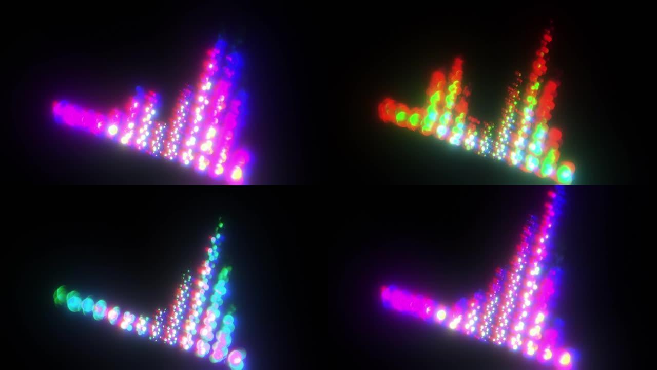 音乐可视化音频跳动闪烁频谱频率