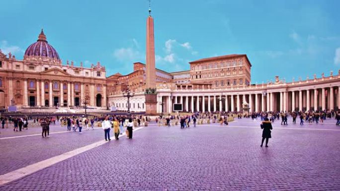 罗马、梵蒂冈、圣彼得罗广场、意大利
