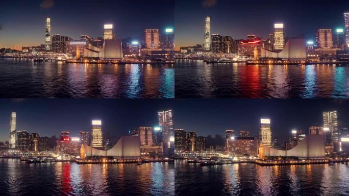 香港尖沙咀无人机景观
