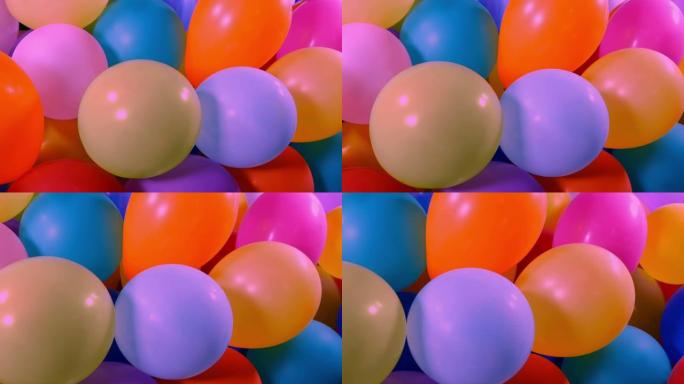 派对跟踪镜头中的气球安排