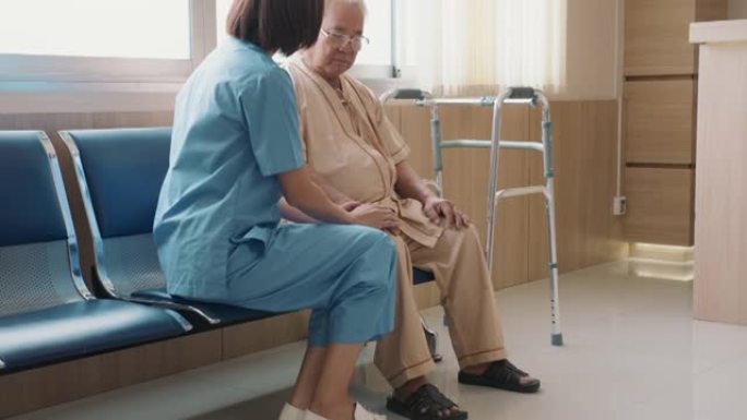 老年亚洲患者在养老院护理医院接受辅助生活