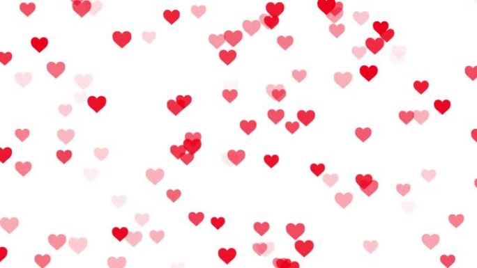 心脏图标正朝着直线方向移动，扁平风格的爱情符号，喜欢按钮的概念，吧台，设计元素，情感，社交媒体，情人