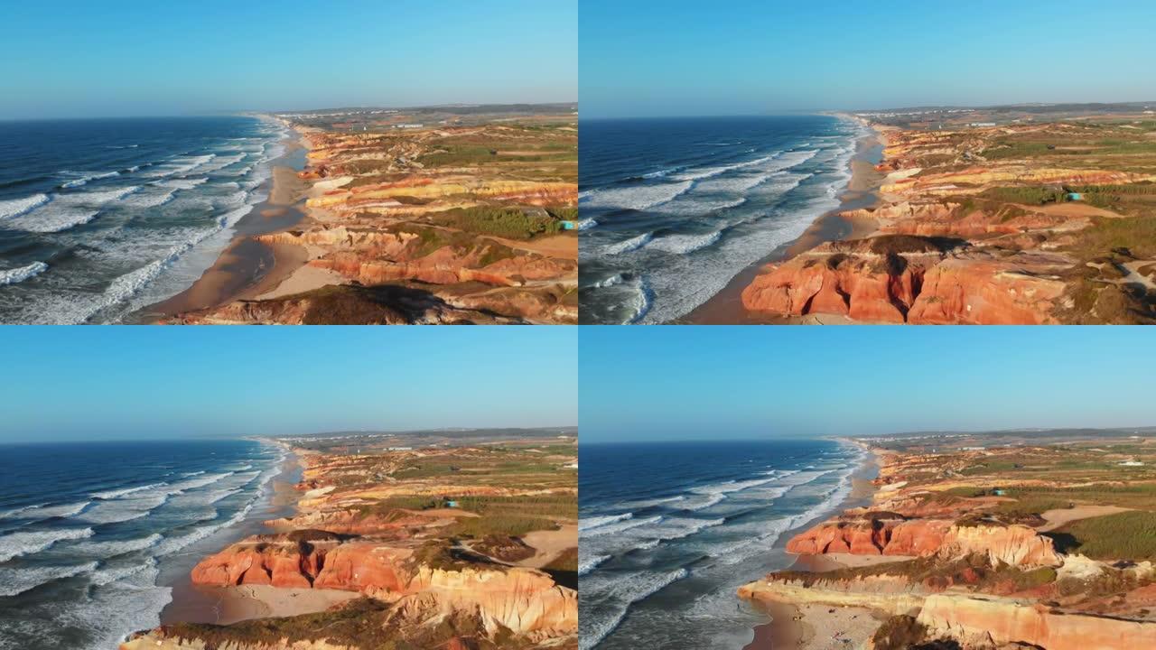 海洋和岩石地区的海岸