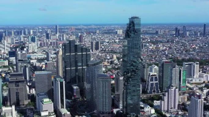 曼谷城市景观鸟瞰图