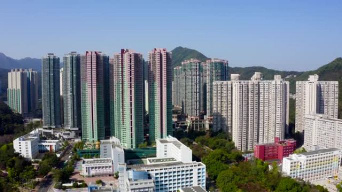 中国香港将军澳住宅俯视图