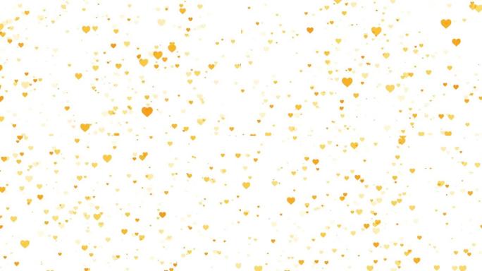 孤立的情人节背景，心脏图标动态动画，平面风格的爱情符号，喜欢按钮的概念，吧台，设计元素，情感，社交媒